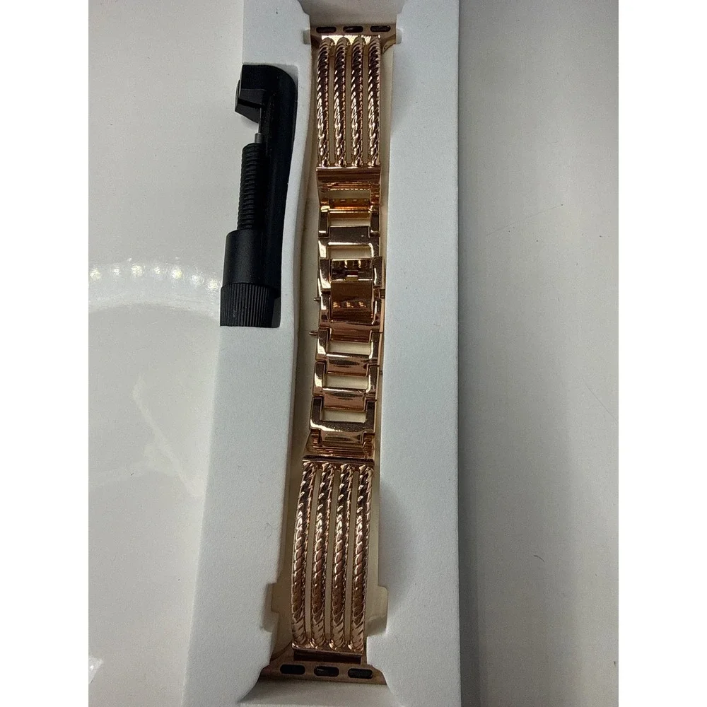 Posh Tech Clara Rose Gold Bracelet Band for Apple Watch 38mm 40mm 41mm
